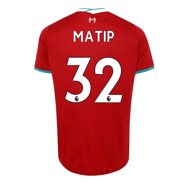 Camiseta Liverpool NO.32 Matip Primera Equipación 2020-2021 Rojo